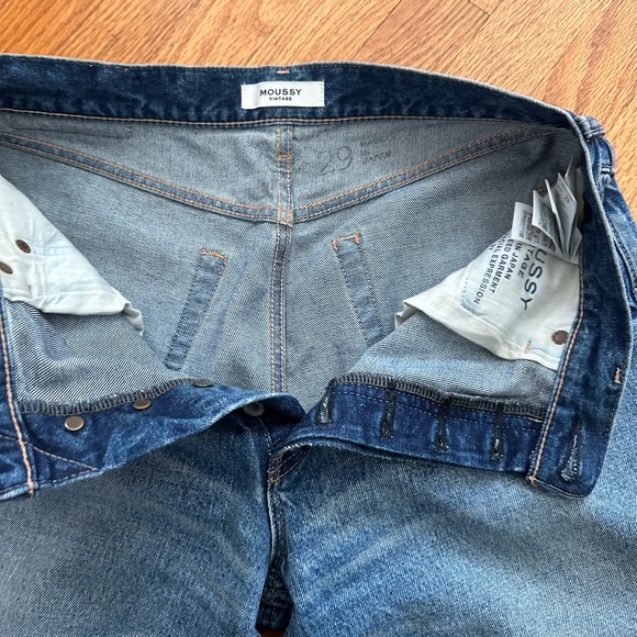 MOUSSY VINTAGE ASHLEY DENIM JEANS SIZE 29 - Picture 3 of 6